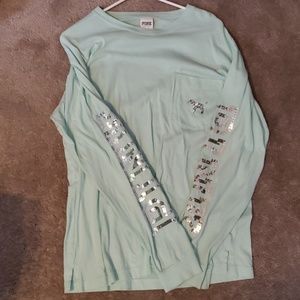 Mint green long sleeve